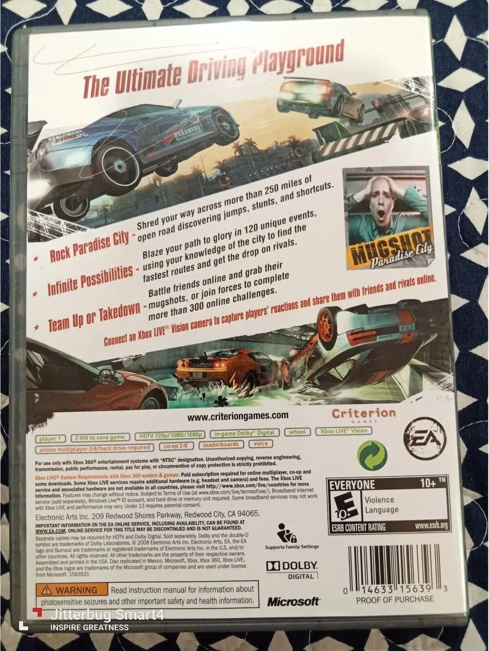 Burnout Paradise Platinum Hits (Microsoft Xbox 360, 2009)